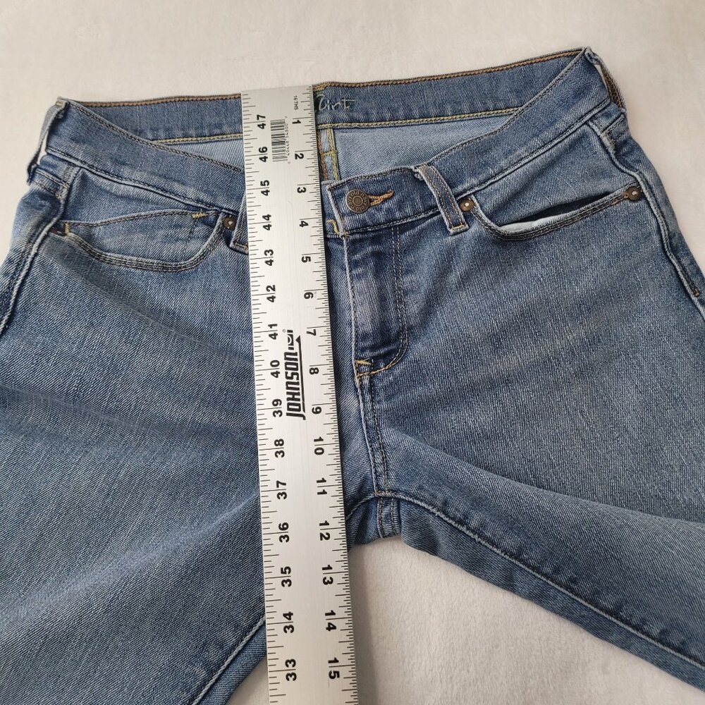 Old Navy The Flirt Women' Blue Medium Wash Bootcut Denim Jean Size 6 Short SP 08 - Picture 7 of 12